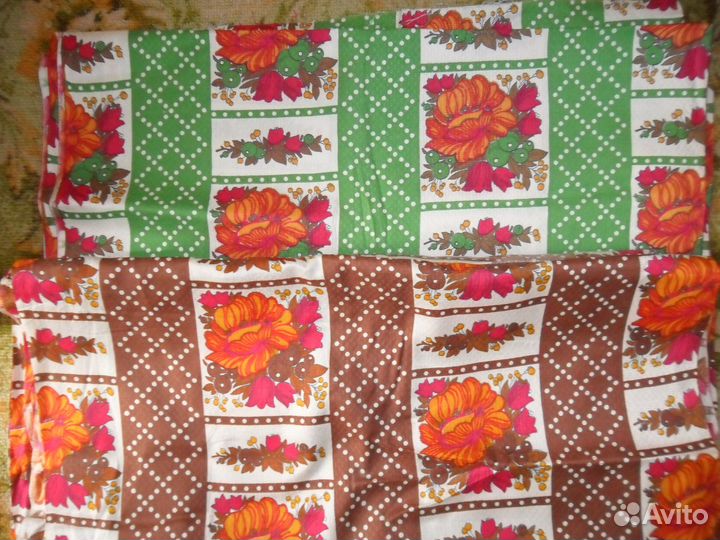 Ткань СССР, отрезы 7 + 16 м