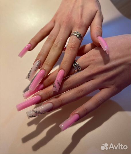 Маникюр, наращивание, снятие