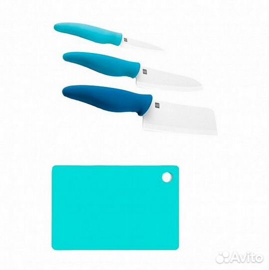 Набор керамических ножей c доской Xiaomi Huo Hou