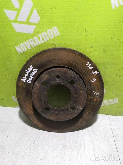 Диск тормозной передний не вентилируемый Чери Ам