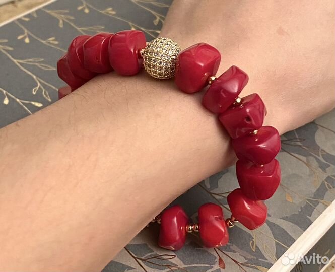 Серьги с кораллом