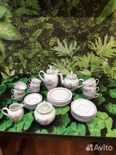 Чайный сервиз дулево розы