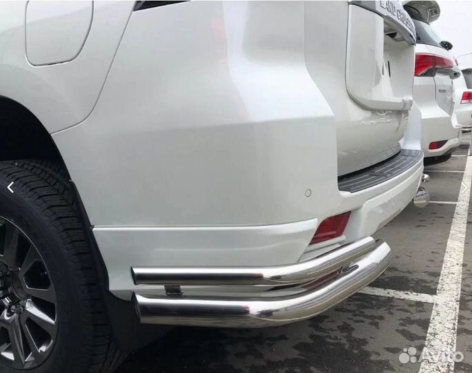 Дуги переднего и заднего бампера Toyota LC Prado