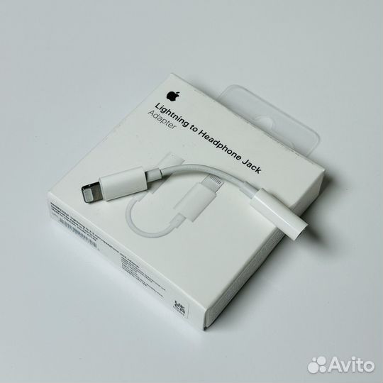 Адаптер переходник AUX Lightning Apple оригинал