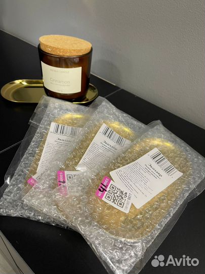 Поднос золотой