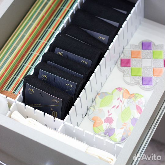 Разделители для ящиков Комплект 4 шт. Размер разде