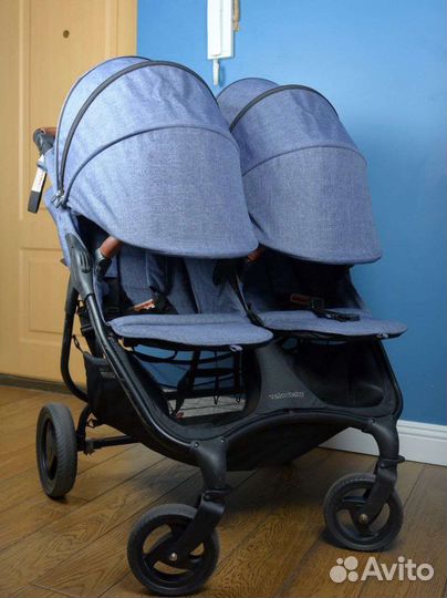 Коляска для двойни Valco baby Snap Duo Trend Denim