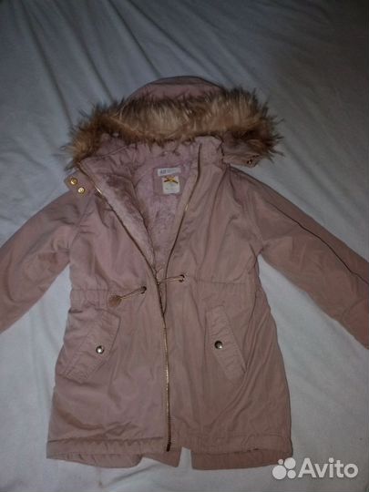 Парка для девочки hm 116-122