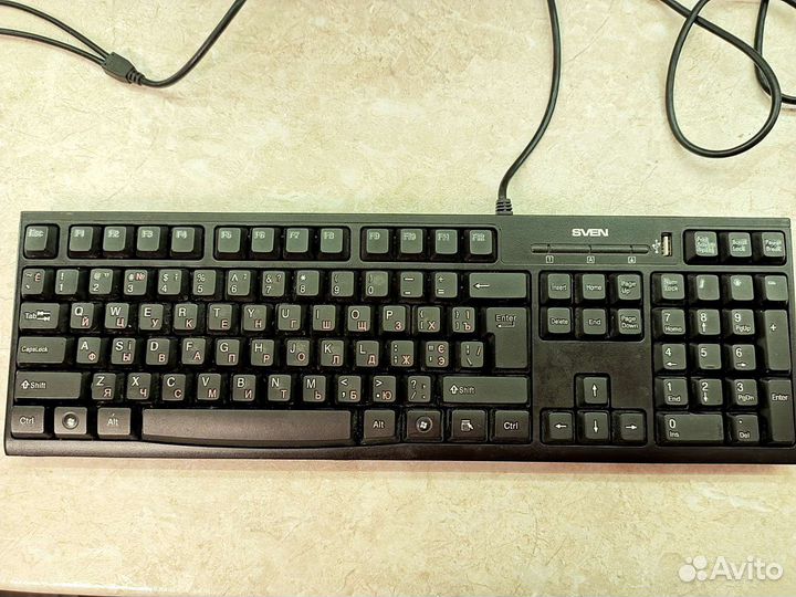 Клавиатура Sven standard 304 USB+hab
