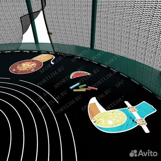 Батут unix Line supreme game 10 ft (green)