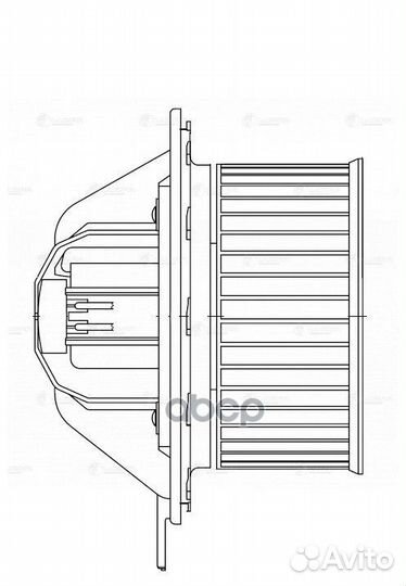 Мотор печки BMW 3 (E90) (05) /1 (E81) (04) LFh