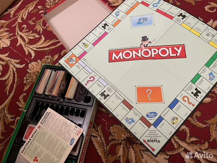 Игра монополия с железными фишками