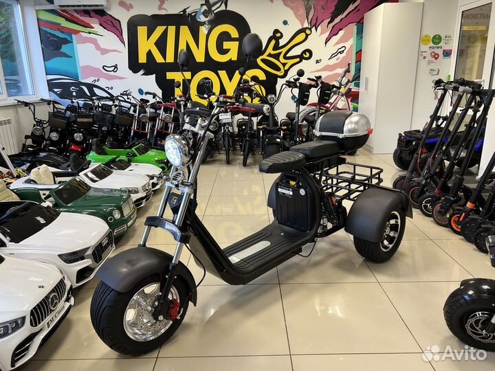 Электроскутер Trike GT X11 PRO 3000W Матовый Чер
