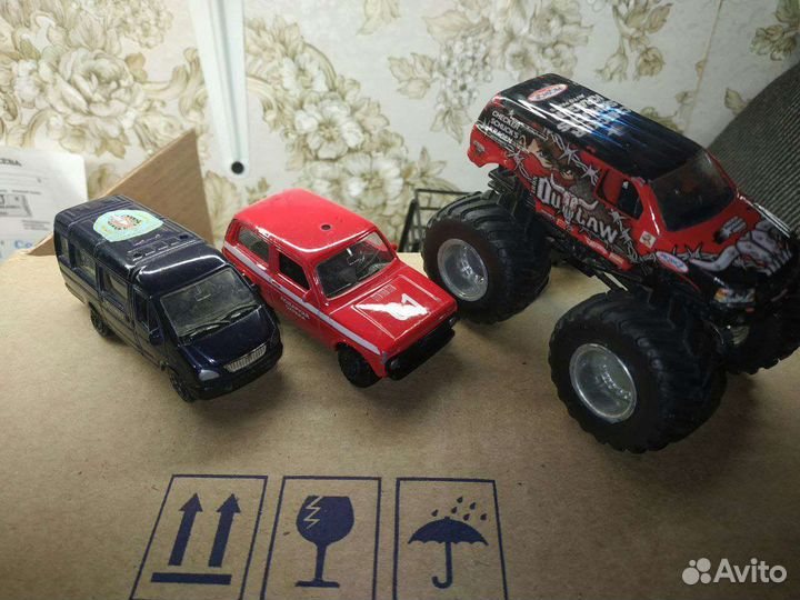 Модельки ваз Нива, ГАЗель, Бигфут