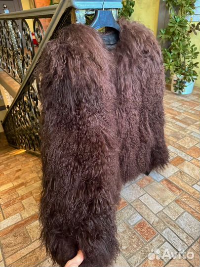 Шуба из натуральной ламы