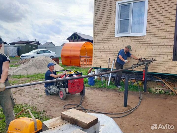 Винтовые сваи монтаж свайный фундамент под ключ