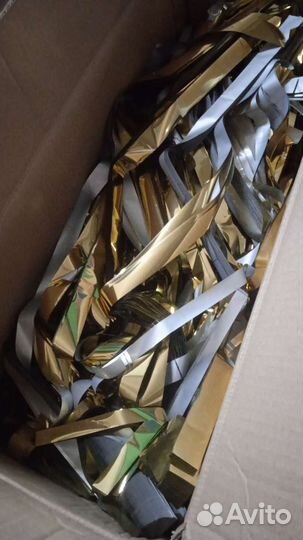 Бумага, фольга для бумажного шоу, конфетти