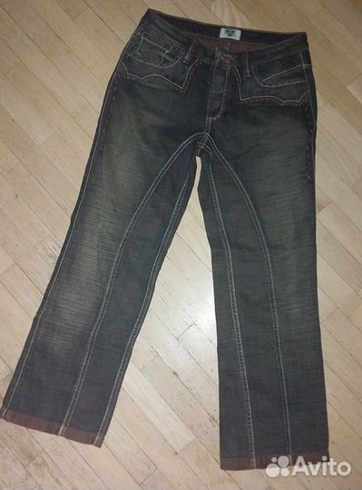 Джинсы широкие affliction