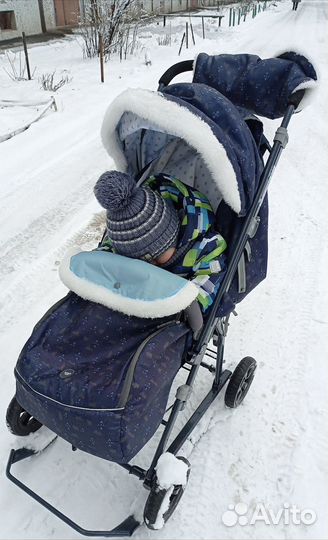 Санки коляска ника
