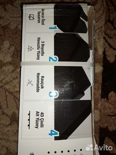 Автомобильные коврики резиновые