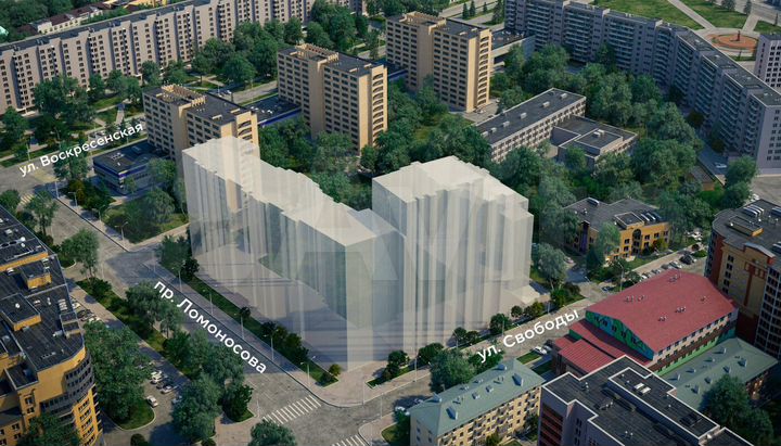 1-к. квартира, 50,1 м², 5/13 эт.