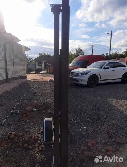 Ворота откатные, ворота распашные под ключ