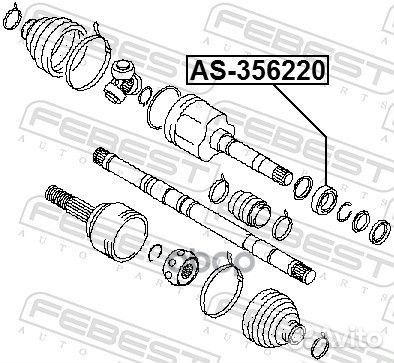 Подшипник привода nissan qashqai/X-trail 07