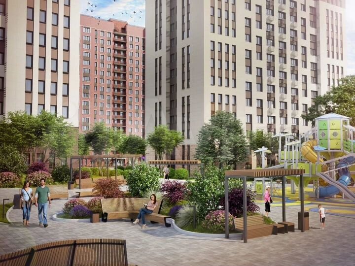 2-к. квартира, 57,7 м², 10/13 эт.