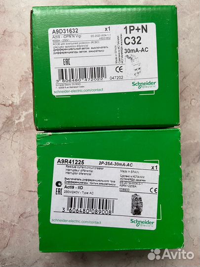 Автоматический выключатель Schneider Electric