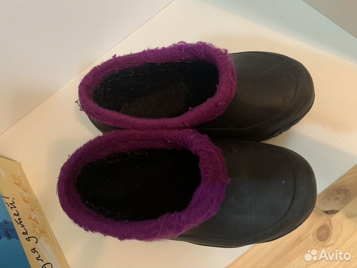 Галоши детские утепленные, р.30 и р.29