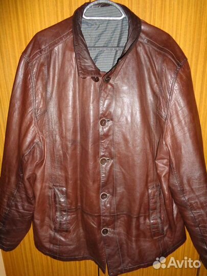 Куртка мужская кожаная WEW OTL размер 62