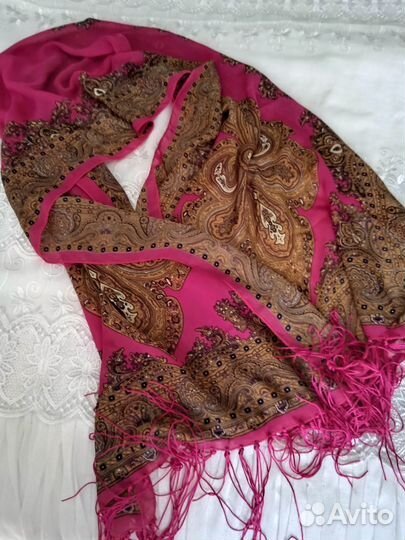 Шарф Крепдешин натуральный