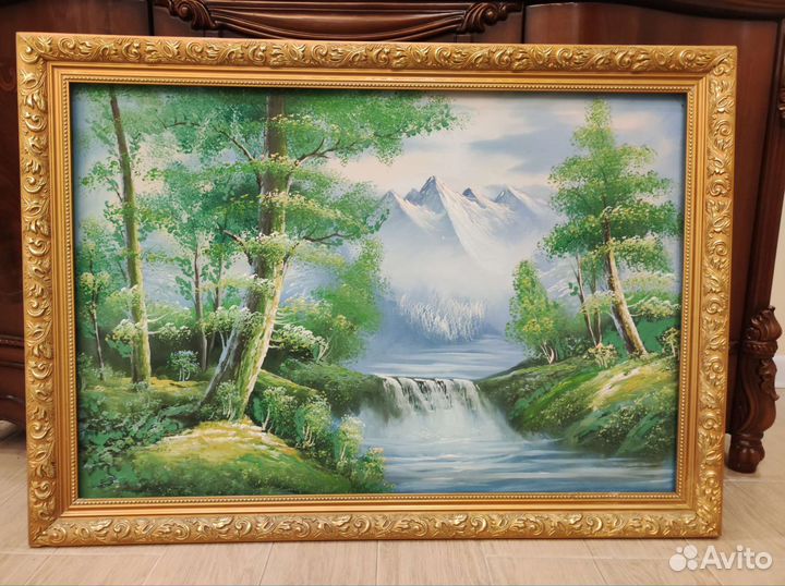 Картина большая на холсте в раме