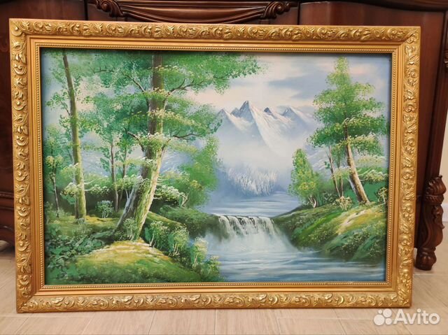 Картина большая на холсте в раме
