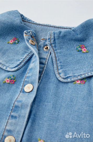Платье джинсовое Zara 104 110 122