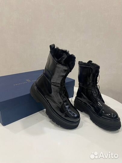 Principe di Bologna Ботинки Naplak Nero 37 размер