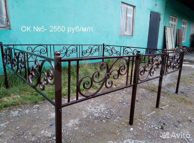 Оградки металлические сварные и кованые