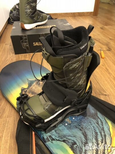 Сноубордические ботинки salomon 26,5