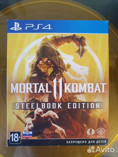 Игра для PS4 Mortal Kombat 11 Steelbook Edition