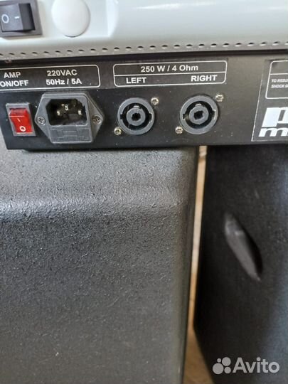 Активный микшер с колонками