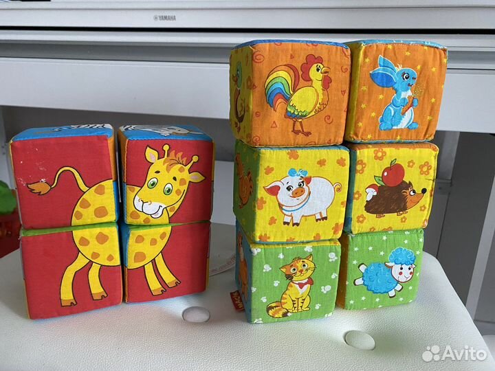 Кубики мягкие