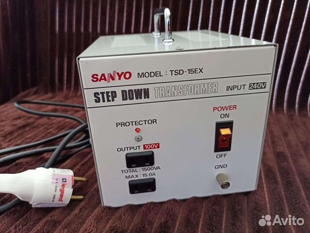 Японский трансформатор sanyo 1,5 кВт для 100 вольт купить в Ростове-на ...