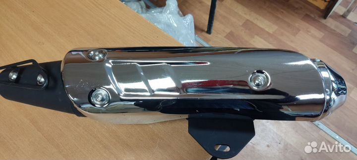 Глушитель в сборе enduro 250 (A17-1 peaq010BCR