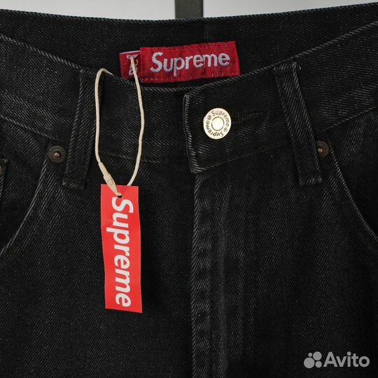 Джинсовые шорты Supreme SS24 Week 11 Baggy Denim