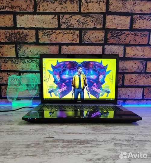 Здоровенный acer 17.3/FHD/SSD+1TB/i7/16gb/650m