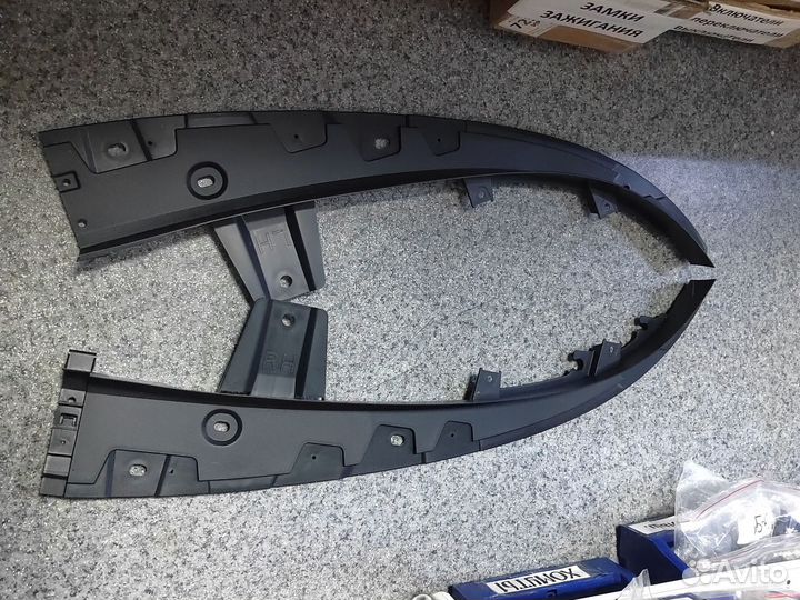 Спойлер бампера переднего Мазда сх-7 2010-20