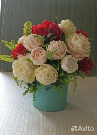 Букет цветов из мыла