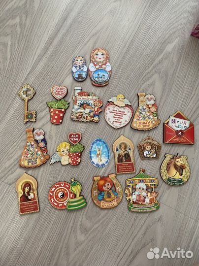 Деревянные магнитики