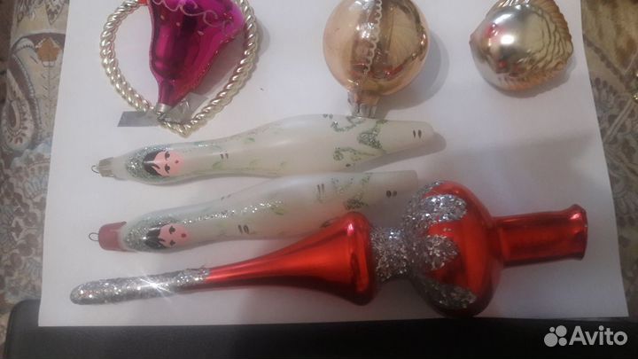 Елочные игрушки старинные