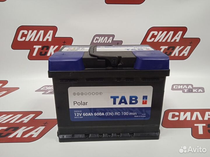 Аккумулятор Tab 60Ач 600А